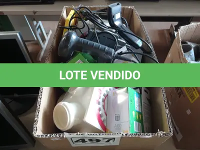 LOTE 497 - 02 LEITORES DE CÓDIGO DE BARRAS, 01 DISCO PARA SERRA CIRCULAR E MATERIAIS ELÉTRICOS E HIDRÁULICOS DIVERSOS. (NO ESTADO) ATENÇÃO! FAZER A VISITAÇÃO ANTES DE ARREMATAR, NÃO SABEMOS SE FUNCIONA. LEILÃO NÃO TEM GARANTIA E NEM DEVOLUÇÃO, SUJEITO A POSSÍVEIS AVARIAS VISÍVEIS/OCULTAS E/OU AUSÊNCIA DE COMPONENTES.