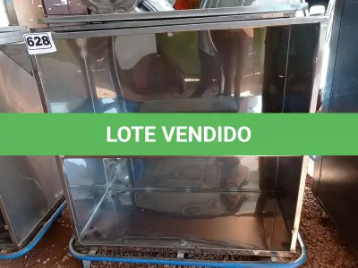 LOTE 628 - 01 CARRINHO EM INOX COM AVARIAS. (NO ESTADO) ATENÇÃO! FAZER A VISITAÇÃO ANTES DE ARREMATAR, NÃO SABEMOS SE FUNCIONA. LEILÃO NÃO TEM GARANTIA E NEM DEVOLUÇÃO, SUJEITO A POSSÍVEIS AVARIAS VISÍVEIS/OCULTAS E/OU AUSÊNCIA DE COMPONENTES.