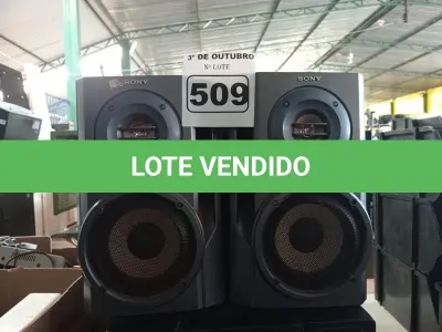 LOTE 509 - 03 APARELHOS DE SOM MARCAS SONY MODELOS DIVERSOS. (NO ESTADO) ATENÇÃO! FAZER A VISITAÇÃO ANTES DE ARREMATAR, NÃO SABEMOS SE FUNCIONA. LEILÃO NÃO TEM GARANTIA E NEM DEVOLUÇÃO, SUJEITO A POSSÍVEIS AVARIAS VISÍVEIS/OCULTAS E/OU AUSÊNCIA DE COMPONENTES.