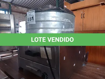 LOTE 551 - 01 AQUECEDOR DE PÃES, 01 EXAUSTOR E VÁRIAS BANDEJAS EM INOX. (NO ESTADO) ATENÇÃO! FAZER A VISITAÇÃO ANTES DE ARREMATAR, NÃO SABEMOS SE FUNCIONA. LEILÃO NÃO TEM GARANTIA E NEM DEVOLUÇÃO, SUJEITO A POSSÍVEIS AVARIAS VISÍVEIS/OCULTAS E/OU AUSÊNCIA DE COMPONENTES.