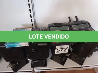 LOTE 577 - 04 EQUIPAMENTOS DE VÍDEO, 01 CALCULADORA E 02 CONTROLES REMOTO MARCAS E MODELOS DIVERSOS. (NO ESTADO) ATENÇÃO! FAZER A VISITAÇÃO ANTES DE ARREMATAR, NÃO SABEMOS SE FUNCIONA. LEILÃO NÃO TEM GARANTIA E NEM DEVOLUÇÃO, SUJEITO A POSSÍVEIS AVARIAS VISÍVEIS/OCULTAS E/OU AUSÊNCIA DE COMPONENTES.