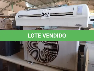 LOTE 347 - 01 AR-CONDICIONADO MARCA SAMSUNG 9.000BTU. (NO ESTADO) ATENÇÃO! FAZER A VISITAÇÃO ANTES DE ARREMATAR, NÃO SABEMOS SE FUNCIONA. LEILÃO NÃO TEM GARANTIA E NEM DEVOLUÇÃO, SUJEITO A POSSÍVEIS AVARIAS VISÍVEIS/OCULTAS E/OU AUSÊNCIA DE COMPONENTES.