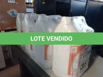 LOTE 357 - 20 LITROS DE SABONETE DE ESPUMA ANTISSÉPTICO. (NO ESTADO) ATENÇÃO! FAZER A VISITAÇÃO ANTES DE ARREMATAR, NÃO SABEMOS SE FUNCIONA. LEILÃO NÃO TEM GARANTIA E NEM DEVOLUÇÃO, SUJEITO A POSSÍVEIS AVARIAS VISÍVEIS/OCULTAS E/OU AUSÊNCIA DE COMPONENTES.