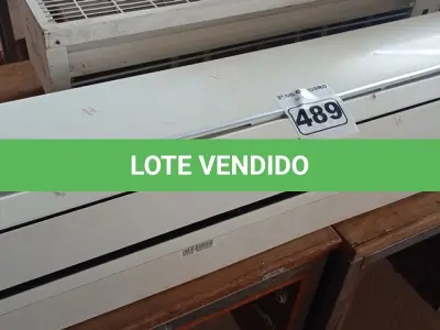 LOTE 489 - 01 EVAPORADORA MARCA LG 24000BTU. (NO ESTADO) ATENÇÃO! FAZER A VISITAÇÃO ANTES DE ARREMATAR, NÃO SABEMOS SE FUNCIONA. LEILÃO NÃO TEM GARANTIA E NEM DEVOLUÇÃO, SUJEITO A POSSÍVEIS AVARIAS VISÍVEIS/OCULTAS E/OU AUSÊNCIA DE COMPONENTES.