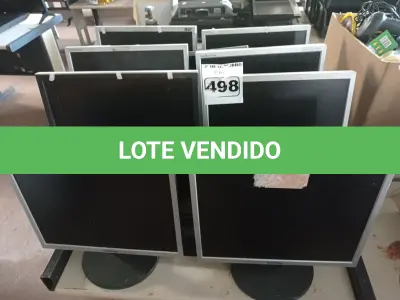 LOTE 498 - 10 MONITORES MARCAS E MODELOS DIVERSOS PARA RETIRADA DE PEÇAS. (NO ESTADO) ATENÇÃO! FAZER A VISITAÇÃO ANTES DE ARREMATAR, NÃO SABEMOS SE FUNCIONA. LEILÃO NÃO TEM GARANTIA E NEM DEVOLUÇÃO, SUJEITO A POSSÍVEIS AVARIAS VISÍVEIS/OCULTAS E/OU AUSÊNCIA DE COMPONENTES.