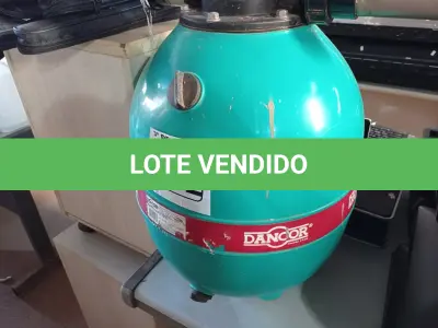 LOTE 362 - 01 FILTRO PARA PISCINA MARCA DANCOR. (NO ESTADO) ATENÇÃO! FAZER A VISITAÇÃO ANTES DE ARREMATAR, NÃO SABEMOS SE FUNCIONA. LEILÃO NÃO TEM GARANTIA E NEM DEVOLUÇÃO, SUJEITO A POSSÍVEIS AVARIAS VISÍVEIS/OCULTAS E/OU AUSÊNCIA DE COMPONENTES.