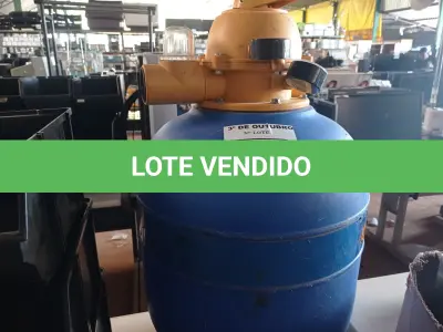 LOTE 463 - 01 FILTRO PARA PISCINA JACUZZI. (NO ESTADO) ATENÇÃO! FAZER A VISITAÇÃO ANTES DE ARREMATAR, NÃO SABEMOS SE FUNCIONA. LEILÃO NÃO TEM GARANTIA E NEM DEVOLUÇÃO, SUJEITO A POSSÍVEIS AVARIAS VISÍVEIS/OCULTAS E/OU AUSÊNCIA DE COMPONENTES.