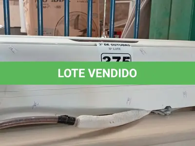 LOTE 375 - 01 EVAPORADORA MARCA CARRIER. (NO ESTADO) ATENÇÃO! FAZER A VISITAÇÃO ANTES DE ARREMATAR, NÃO SABEMOS SE FUNCIONA. LEILÃO NÃO TEM GARANTIA E NEM DEVOLUÇÃO, SUJEITO A POSSÍVEIS AVARIAS VISÍVEIS/OCULTAS E/OU AUSÊNCIA DE COMPONENTES.
