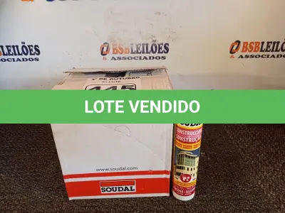LOTE 445 - 12 TUBOS DE SILICONE NEUTRO PARA CONSTRUÇÃO COR BRANCO 340G. (NO ESTADO) ATENÇÃO! FAZER A VISITAÇÃO ANTES DE ARREMATAR, NÃO SABEMOS SE FUNCIONA. LEILÃO NÃO TEM GARANTIA E NEM DEVOLUÇÃO, SUJEITO A POSSÍVEIS AVARIAS VISÍVEIS/OCULTAS E/OU AUSÊNCIA DE COMPONENTES.