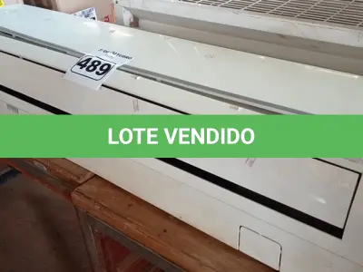 LOTE 489 - 01 EVAPORADORA MARCA LG 24000BTU. (NO ESTADO) ATENÇÃO! FAZER A VISITAÇÃO ANTES DE ARREMATAR, NÃO SABEMOS SE FUNCIONA. LEILÃO NÃO TEM GARANTIA E NEM DEVOLUÇÃO, SUJEITO A POSSÍVEIS AVARIAS VISÍVEIS/OCULTAS E/OU AUSÊNCIA DE COMPONENTES.