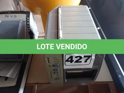 LOTE 427 - 01 IMPRESSORA DE ETIQUETAS MARCA ZEBRA. (NO ESTADO) ATENÇÃO! FAZER A VISITAÇÃO ANTES DE ARREMATAR, NÃO SABEMOS SE FUNCIONA. LEILÃO NÃO TEM GARANTIA E NEM DEVOLUÇÃO, SUJEITO A POSSÍVEIS AVARIAS VISÍVEIS/OCULTAS E/OU AUSÊNCIA DE COMPONENTES.