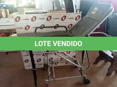 LOTE 527 - 01 MACA HOSPITALAR EM ALUMÍNIO. (NO ESTADO) ATENÇÃO! FAZER A VISITAÇÃO ANTES DE ARREMATAR, NÃO SABEMOS SE FUNCIONA. LEILÃO NÃO TEM GARANTIA E NEM DEVOLUÇÃO, SUJEITO A POSSÍVEIS AVARIAS VISÍVEIS/OCULTAS E/OU AUSÊNCIA DE COMPONENTES.