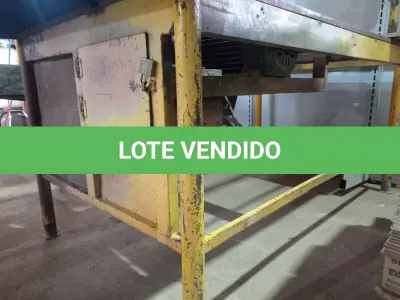 LOTE 566 - 01 SERRA DE BANCADA PARA MARCENARIA. (NO ESTADO) ATENÇÃO! FAZER A VISITAÇÃO ANTES DE ARREMATAR, NÃO SABEMOS SE FUNCIONA. LEILÃO NÃO TEM GARANTIA E NEM DEVOLUÇÃO, SUJEITO A POSSÍVEIS AVARIAS VISÍVEIS/OCULTAS E/OU AUSÊNCIA DE COMPONENTES.