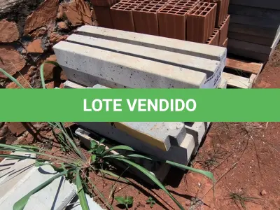 LOTE 223 - 01 LOTE COM MEIO FIO EM CONCRETO (NO ESTADO, NÃO SABEMOS SE FUNCIONA. LEILÃO NÃO TEM GARANTIA E NEM DEVOLUÇÃO).