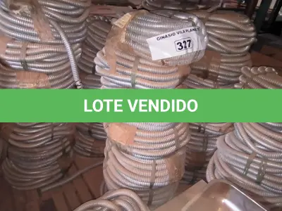 LOTE 327 - 01 LOTE COM MANGUEIRA CORRUGADA METÁLICA (NO ESTADO, NÃO SABEMOS SE FUNCIONA. LEILÃO NÃO TEM GARANTIA E NEM DEVOLUÇÃO).