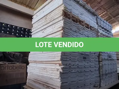 LOTE 095 - 01 LOTE COM ISOPOR PARA TELHAS (NO ESTADO, NÃO SABEMOS SE FUNCIONA. LEILÃO NÃO TEM GARANTIA E NEM DEVOLUÇÃO).