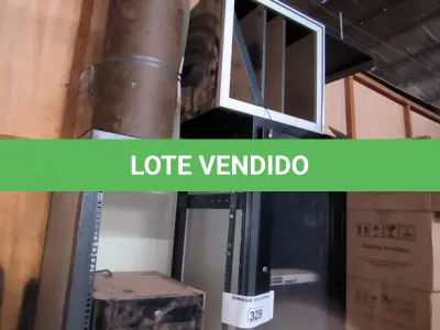 LOTE 329 - 01 LOTE COM RACKS PARA SERVIDOR (NO ESTADO, NÃO SABEMOS SE FUNCIONA. LEILÃO NÃO TEM GARANTIA E NEM DEVOLUÇÃO).