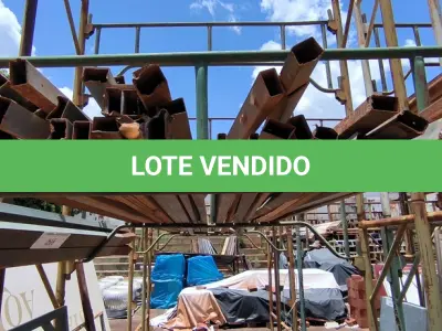 LOTE 265 - 01 LOTE COM PERFIS EM FERRO (NO ESTADO, NÃO SABEMOS SE FUNCIONA. LEILÃO NÃO TEM GARANTIA E NEM DEVOLUÇÃO).