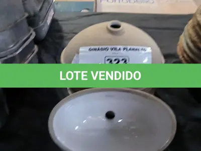 LOTE 323 - 01 LOTE COM CUBAS PARA LAVATÓRIOS (NO ESTADO, NÃO SABEMOS SE FUNCIONA. LEILÃO NÃO TEM GARANTIA E NEM DEVOLUÇÃO).