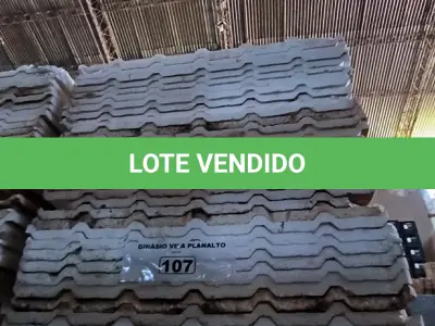 LOTE 107 - 01 LOTE COM ISOPOR PARA TELHAS (NO ESTADO, NÃO SABEMOS SE FUNCIONA. LEILÃO NÃO TEM GARANTIA E NEM DEVOLUÇÃO).