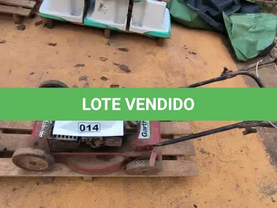 LOTE 014 - 01 CORTADOR DE GRAMA A GASOLINA GARTHERN E 01 MOTOR A GASOLINA (NO ESTADO, NÃO SABEMOS SE FUNCIONA. LEILÃO NÃO TEM GARANTIA E NEM DEVOLUÇÃO).