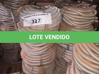 LOTE 327 - 01 LOTE COM MANGUEIRA CORRUGADA METÁLICA (NO ESTADO, NÃO SABEMOS SE FUNCIONA. LEILÃO NÃO TEM GARANTIA E NEM DEVOLUÇÃO).