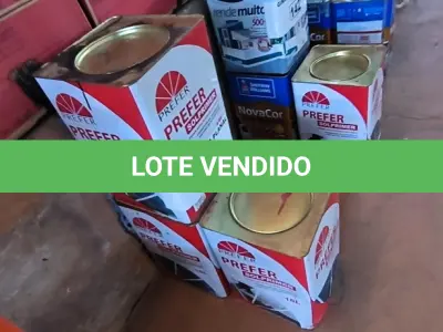 LOTE 141 - 03 LATAS DE PRIMER ASFÁLTICOS (NO ESTADO, NÃO SABEMOS SE FUNCIONA. LEILÃO NÃO TEM GARANTIA E NEM DEVOLUÇÃO).