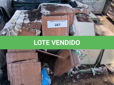 LOTE 287 - 01 LOTE COM REVESTIMENTO BÁSICA (NO ESTADO, NÃO SABEMOS SE FUNCIONA. LEILÃO NÃO TEM GARANTIA E NEM DEVOLUÇÃO).