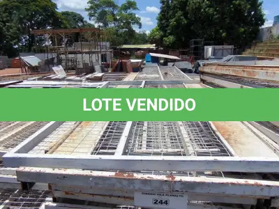 LOTE 244 - 01 LOTE COM GRADES EM FERRO NA COR BRANCA COM TELAS (NO ESTADO, NÃO SABEMOS SE FUNCIONA. LEILÃO NÃO TEM GARANTIA E NEM DEVOLUÇÃO).