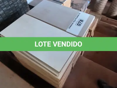 LOTE 078 - 01 LOTE COM REVESTIMENTOS 30X60 DIVERSOS (NO ESTADO, NÃO SABEMOS SE FUNCIONA. LEILÃO NÃO TEM GARANTIA E NEM DEVOLUÇÃO).