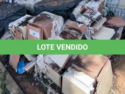 LOTE 287 - 01 LOTE COM REVESTIMENTO BÁSICA (NO ESTADO, NÃO SABEMOS SE FUNCIONA. LEILÃO NÃO TEM GARANTIA E NEM DEVOLUÇÃO).