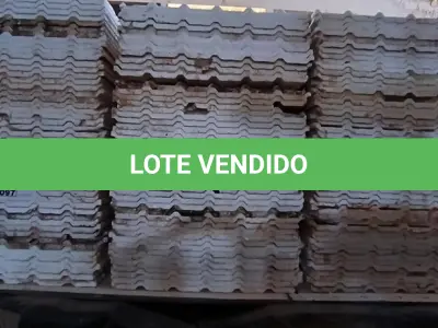 LOTE 105 - 01 LOTE COM ISOPOR PARA TELHAS (NO ESTADO, NÃO SABEMOS SE FUNCIONA. LEILÃO NÃO TEM GARANTIA E NEM DEVOLUÇÃO).