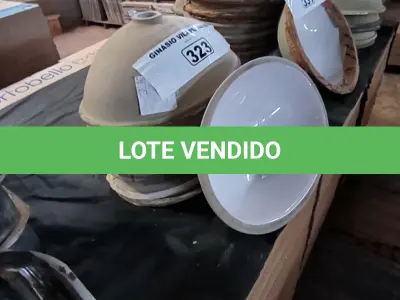 LOTE 323 - 01 LOTE COM CUBAS PARA LAVATÓRIOS (NO ESTADO, NÃO SABEMOS SE FUNCIONA. LEILÃO NÃO TEM GARANTIA E NEM DEVOLUÇÃO).
