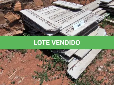 LOTE 221 - 01 LOTE COM TRELIÇAS PEQUENAS EM CONCRETO (NO ESTADO, NÃO SABEMOS SE FUNCIONA. LEILÃO NÃO TEM GARANTIA E NEM DEVOLUÇÃO).