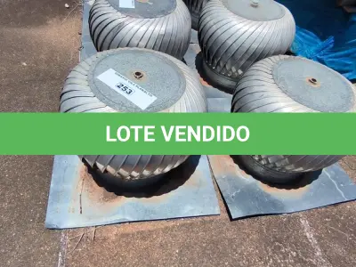 LOTE 253 - 02 EXAUSTORES PARA GALPÃO (NO ESTADO, NÃO SABEMOS SE FUNCIONA. LEILÃO NÃO TEM GARANTIA E NEM DEVOLUÇÃO).