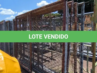 LOTE 227 - 01 LOTE COM GRADES DE ALAMBRADO (NO ESTADO, NÃO SABEMOS SE FUNCIONA. LEILÃO NÃO TEM GARANTIA E NEM DEVOLUÇÃO).