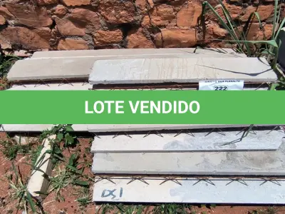 LOTE 222 - 01 LOTE COM TRELIÇAS PEQUENAS EM CONCRETO (NO ESTADO, NÃO SABEMOS SE FUNCIONA. LEILÃO NÃO TEM GARANTIA E NEM DEVOLUÇÃO).