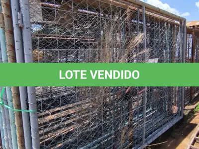 LOTE 226 - 01 LOTE COM GRADES DE ALAMBRADO (NO ESTADO, NÃO SABEMOS SE FUNCIONA. LEILÃO NÃO TEM GARANTIA E NEM DEVOLUÇÃO).