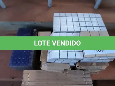 LOTE 169 - 01 LOTE COM PASTILHAS NA COR BRANCA E AZUL (NO ESTADO, NÃO SABEMOS SE FUNCIONA. LEILÃO NÃO TEM GARANTIA E NEM DEVOLUÇÃO).