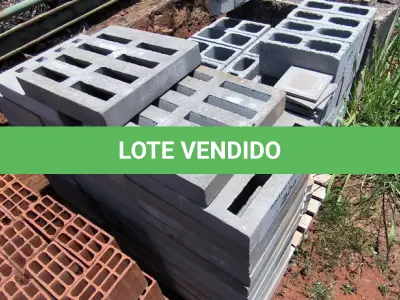 LOTE 224 - 01 LOTE COM PLACAS EM CONCRETO FURADAS (NO ESTADO, NÃO SABEMOS SE FUNCIONA. LEILÃO NÃO TEM GARANTIA E NEM DEVOLUÇÃO).
