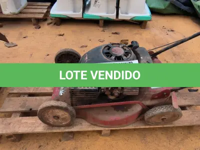 LOTE 014 - 01 CORTADOR DE GRAMA A GASOLINA GARTHERN E 01 MOTOR A GASOLINA (NO ESTADO, NÃO SABEMOS SE FUNCIONA. LEILÃO NÃO TEM GARANTIA E NEM DEVOLUÇÃO).