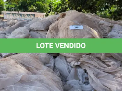 LOTE 277 - 01 LOTE COM TELAS PARA PROTEÇÃO DE OBRA DIVERSOS TAMANHOS (NO ESTADO, NÃO SABEMOS SE FUNCIONA. LEILÃO NÃO TEM GARANTIA E NEM DEVOLUÇÃO).