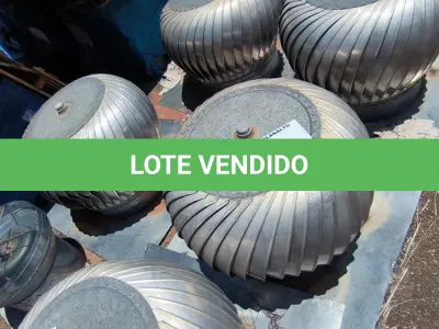 LOTE 256 - 02 EXAUSTORES PARA GALPÃO (NO ESTADO, NÃO SABEMOS SE FUNCIONA. LEILÃO NÃO TEM GARANTIA E NEM DEVOLUÇÃO).