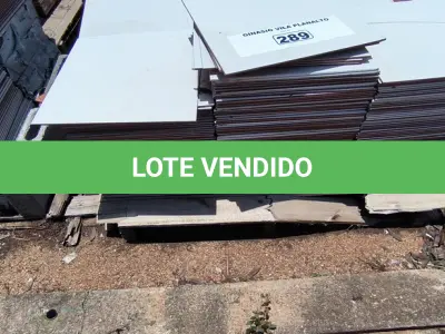 LOTE 289 - 01 LOTE COM REVESTIMENTO BASICA (NO ESTADO, NÃO SABEMOS SE FUNCIONA. LEILÃO NÃO TEM GARANTIA E NEM DEVOLUÇÃO).