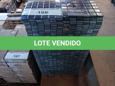 LOTE 188 - 01 LOTE COM PASTILHAS NA COR AZUL (NO ESTADO, NÃO SABEMOS SE FUNCIONA. LEILÃO NÃO TEM GARANTIA E NEM DEVOLUÇÃO).
