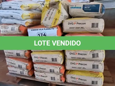 LOTE 174 - 01 LOTE COM ARGAMASSAS (NO ESTADO, NÃO SABEMOS SE FUNCIONA. LEILÃO NÃO TEM GARANTIA E NEM DEVOLUÇÃO).