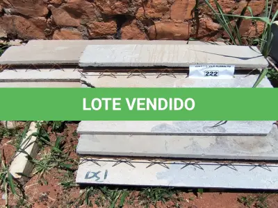 LOTE 222 - 01 LOTE COM TRELIÇAS PEQUENAS EM CONCRETO (NO ESTADO, NÃO SABEMOS SE FUNCIONA. LEILÃO NÃO TEM GARANTIA E NEM DEVOLUÇÃO).