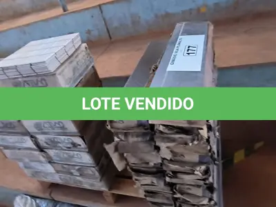 LOTE 177 - 01 LOTE COM RODAPÉS E PASTILHAS BRANCAS (NO ESTADO, NÃO SABEMOS SE FUNCIONA. LEILÃO NÃO TEM GARANTIA E NEM DEVOLUÇÃO).