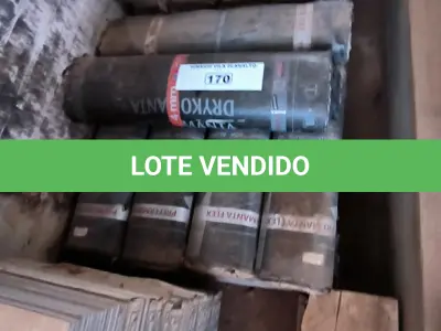 LOTE 170 - 10 ROLOS DE MANTA ASFÁLTICAS (NO ESTADO, NÃO SABEMOS SE FUNCIONA. LEILÃO NÃO TEM GARANTIA E NEM DEVOLUÇÃO).