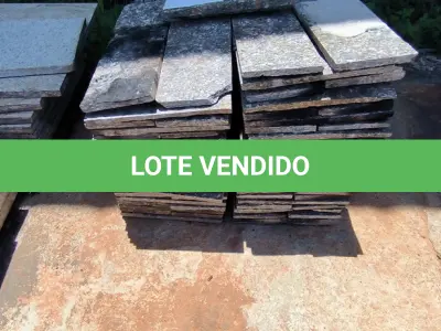 LOTE 212 - 01 LOTE COM PISOS DE PEDRA PEQUENOS (NO ESTADO, NÃO SABEMOS SE FUNCIONA. LEILÃO NÃO TEM GARANTIA E NEM DEVOLUÇÃO).